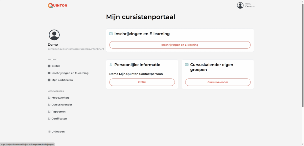 Mijn Quinton Omgeving